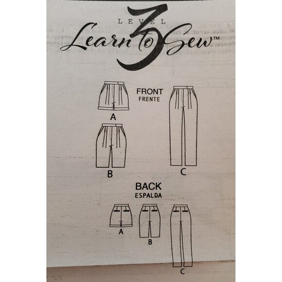Misses/Women's Pants, Level 3 Learn to Sew, Sewing Pattern McCall's M8148 Mercer - Picture 2 of 5